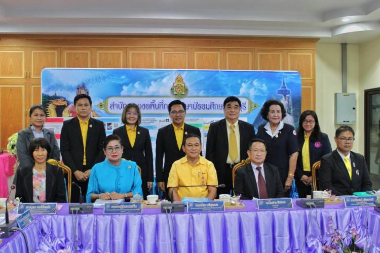 ให้การต้อนรับคณะกรรมการคัดเลือกสำนักงานเขตพื้นที่การศึกษาเพื่อรับรางวัลระบบการดูแลช่วยเหลือนักเรียน ประจำปี 2567 ระดับเขตตรวจราชการ