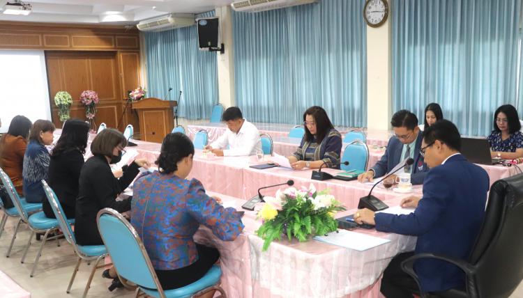 ประชุมการพิจารณาเลื่อนขั้นเงินเดือนข้าราชการครูและบุคลากรทางการศึกษา และเลื่อนขั้นลูกจ้างประจำ สังกัดสำนักงานเขตพื้นที่การศึกษามัธยมศึกษาราชบุรี ครั้งที่ 2 (1ตุลาคม 2566) ระดับเขตพื้นที่การศึกษา ครั้งที่ 1/2566