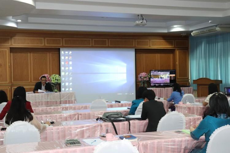 การประชุมชี้แจงแนวแนวทางการประเมินตัวชี้วัดของสำนักงานเขตพื้นที่การศึกษา ประจำปีงบประมาณ พ.ศ. 2563 ผ่านระบบ Video Conference