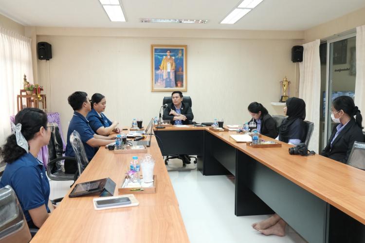 สพม.ราชบุรี ตรวจเยี่ยมการเปิดภาคเรียนที่ 1 ปีการศึกษา 2568 โรงเรียนประสาทรัฐประชากิจ 