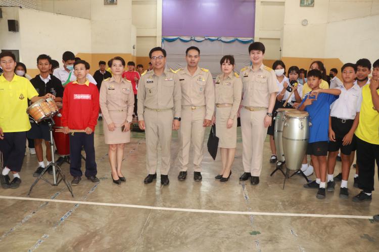 นิเทศตรวจเยี่ยมโรงเรียน ในช่วงการเปิดภาคเรียนที่ 2 ปีการศึกษา 2566 โรงเรียนแคทรายวิทยา 