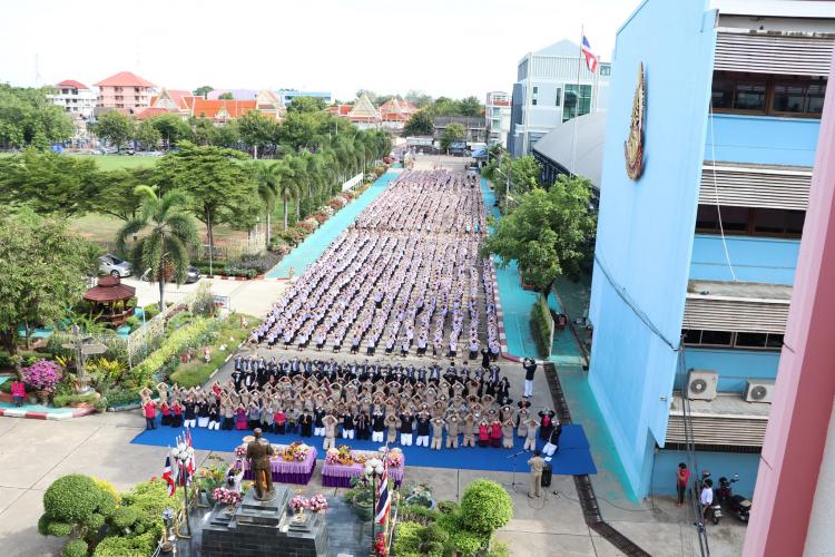 โรงเรียนเบญจมราชูทิศ จัดพิธีทำบุญครบรอบวันพระราชทานนาม  “เบญจมราชูทิศ ”