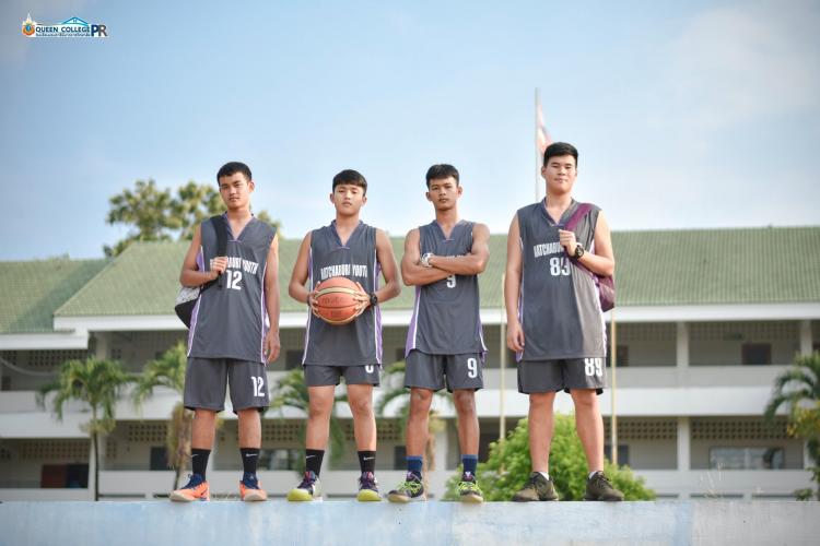 ยินดีกับนักเรียนที่ได้รับการคัดเลือกนักกีฬาบาสเกตบอล ตัวแทนจังหวัดราชบุรี