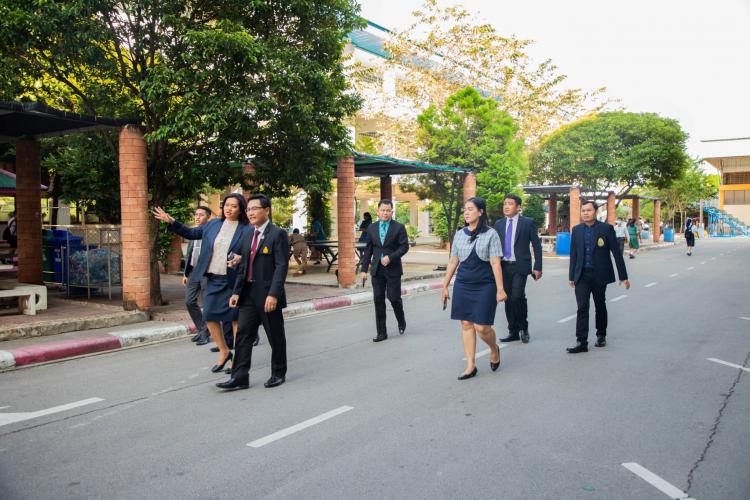 ลงพื้นที่ นิเทศ ตรวจเยี่ยมโรงเรียน ในช่วงการเปิดภาคเรียนที่ 2 ปีการศึกษา 2566 โรงเรียนสายธรรมจันทร์