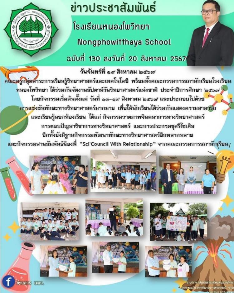 งานสัปดาห์วันวิทยาศาสตร์แห่งชาติ