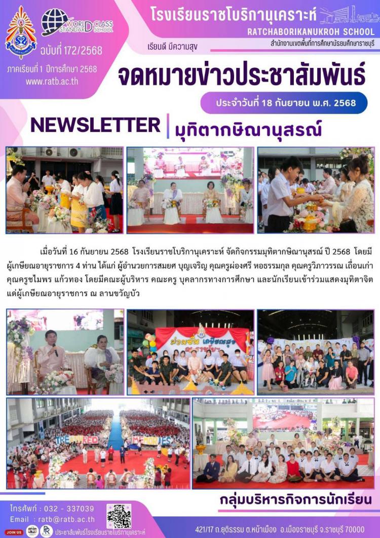 มุฑิตากษิณานุสรณ์ ปี 2568