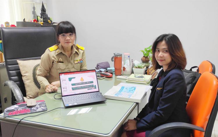 กลุ่มส่งเสริมการจัดการศึกษา ให้ความรู้เกี่ยวกับการปฏิบัติงานของกลุ่มส่งเสริมการจัดการศึกษา ในสำนักงานเขตพื้นที่การศึกษามัธยมศึกษาราชบุรี ตามตารางการฝึกปฏิบัติการวิชาชีพบริหารการศึกษาของนักศึกษา สาขาวิชาการบริหารการศึกษา