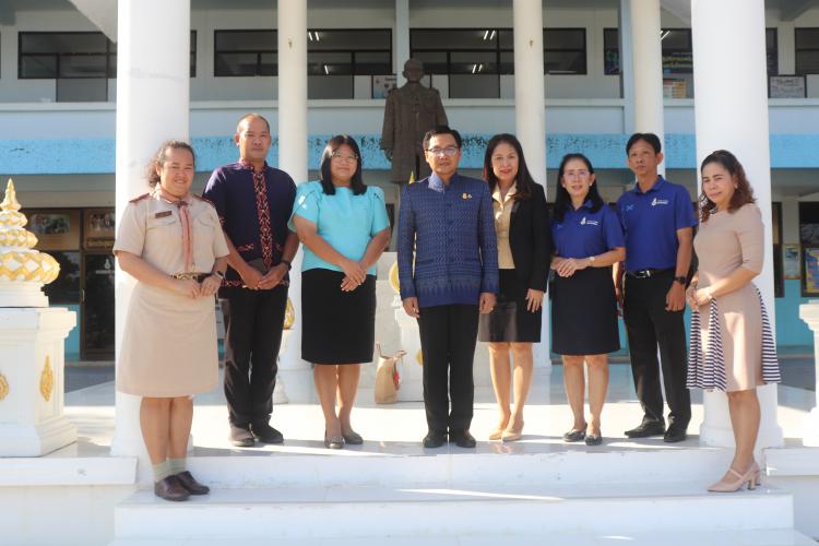 นิเทศตรวจเยี่ยมโรงเรียน ในช่วงการเปิดภาคเรียนที่ 2 ปีการศึกษา 2566 โรงเรียนวัดสันติการามวิทยา ในพระบรมราชานุเคราะห์
