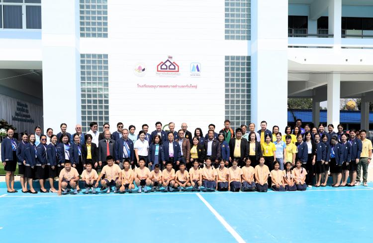 ร่วมเป็นเกียรติในพิธีเปิดอาคารเรียน อาคารเรียน 4/12 โรงเรียนอนุบาลเทศบาลตำบลกรับใหญ่