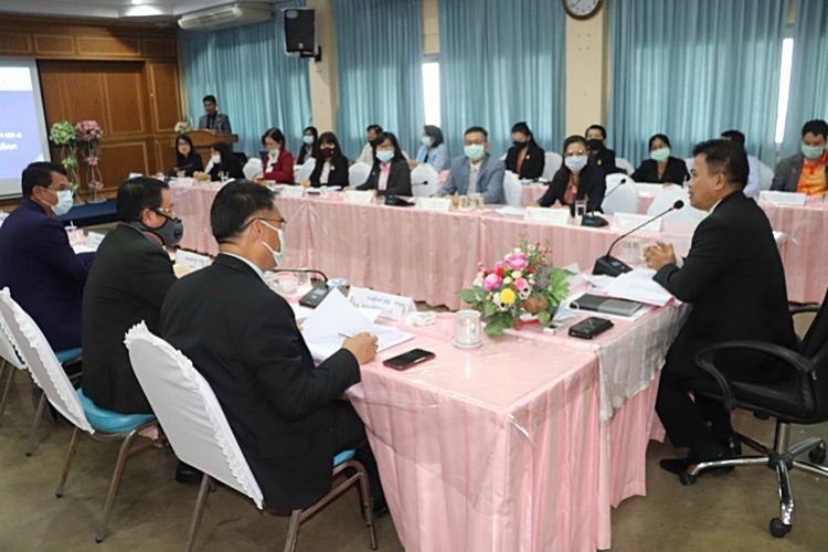 การประชุมผู้บริหารสถานศึกษาในสังกัดสำนักงานเขตพื้นที่การศึกษามัธยมศึกษาราชบุรี  ครั้งที่ 2/2564 