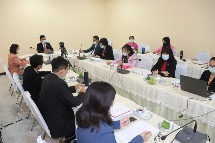 การประชุมผู้บริหารสถานศึกษา สังกัดสำนักงานเขตพื้นที่การศึกษามัธยมศึกษาราชบุรี ครั้งที่ 4/2564 ผ่านระบบการประชุมทางไกล (Video Conference)