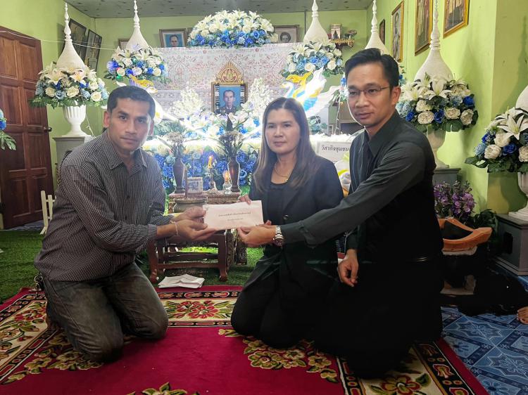สพม.ราชบุรี เจ้าภาพพิธีสวดพระอภิธรรมศพ คุณพ่อวิเชียร ใจดี บิดาของนายอนุชา ใจดี พนักงานขับรถกลุ่มอำนวยการ