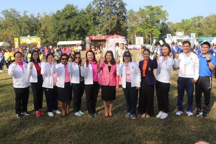 พิธีเปิดการแข่งขัน กีฬาภายใน โรงเรียนสวนผึ้งวิทยา ประจำปี พ.ศ. 2565 