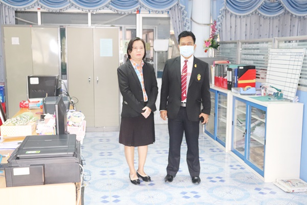 ผอ.สพม.8 ตรวจเยี่ยมศูนย์ประสานงานสำนักงานเขตพื้นที่การศึกษามัธยมศึกษา เขต 8 กาญจนบุรี ณ โรงเรียนกาญจนานุเคราะห์ จังหวัดกาญจนบุรี