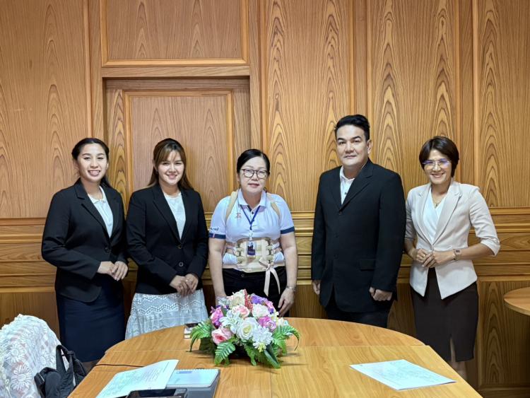 ให้ความรู้เกี่ยวกับการปฏิบัติงานของกลุ่มบริหารงานบุคคล กับนักศึกษาฝึกปฏิบัติการวิชาชีพบริหารการศึกษาระดับปริญญาโท
