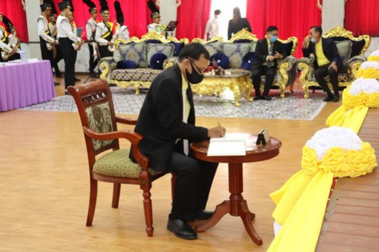 พิธีลงนามถวายสัตย์ปฏิญาณ เพื่อเป็นข้าราชการที่ดีและพลังของแผ่นดิน ประจำปี ๒๕๖๓