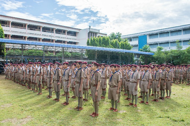 พิธีคล้ายวันสถาปนาคณะลูกเสือแห่งชาติ ประจำปีการศึกษา 2561