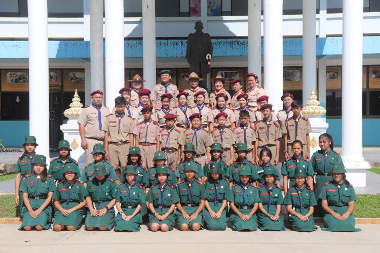 พิธีเปิดโครงการฝึกอบรมลูกเสือจิตอาสาพระราชทานในสถานศึกษา 