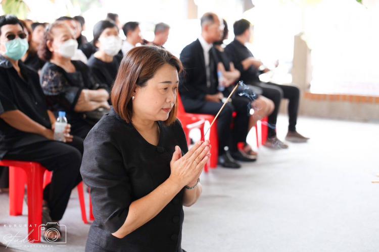  การร่วมพิธีฌาปนกิจศพ เพื่อร่วมไว้อาลัยแด่ ท่านประกิต ปริยกนก ผู้มีอุปการคุณกับโรงเรียนคุรุราษฎร์รังสฤษฏ์ 