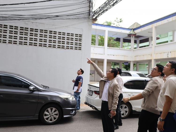 ตรวจสอบความมั่นคง ความแข็งแรง ความปลอดภัยของอาคารเรียนและอาคารสำนักงานเขตพื้นที่การศึกษามัธยมศึกษาราชบุรี