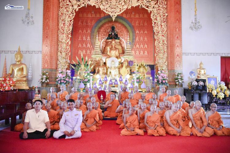 บรรพชาสามเณรเฉลิมพระเกียรติ ถวายเป็นพระราชกุศลฯ ปีการศึกษา 2562